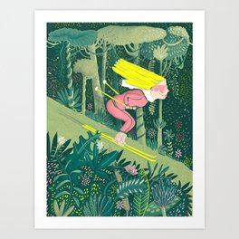 Spring in the Jungle Art Print