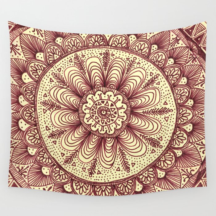 Maroon tapestry store
