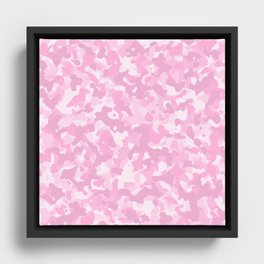 Beautiful Abstract Pastel Pattern Framed Canvas