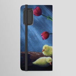 Dozing Baby Ducks  Android Wallet Case