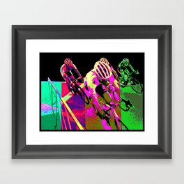 Zombie Breakaway Framed Art Print
