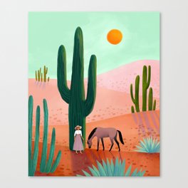 Desert Solitude Canvas Print