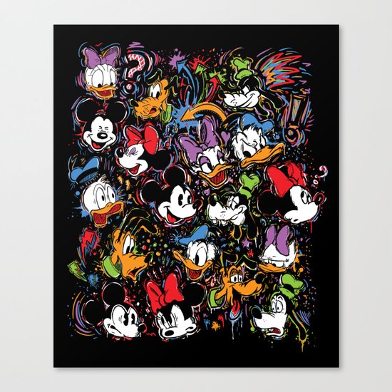 Emotion Explosion Canvas Print