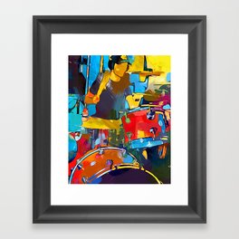 Drummer Framed Art Print