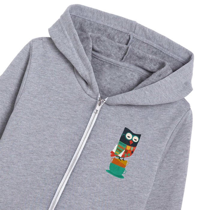 Morning Owl Kids Zip Hoodie