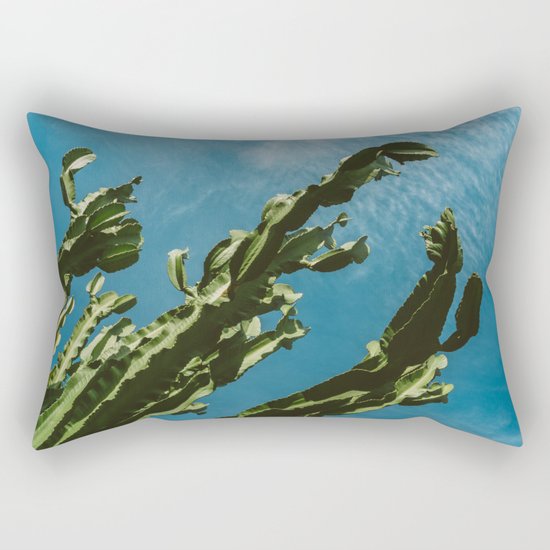 Cactus Sky III Rectangular Pillow