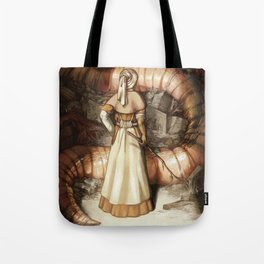 The Midwife and the Lindworm - Title Version Tote Bag
