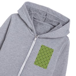 Celery Pattern Kids Zip Hoodie