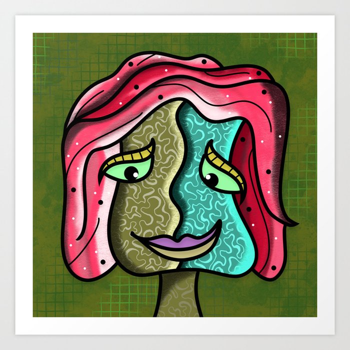 Cubism Face 3d mon
