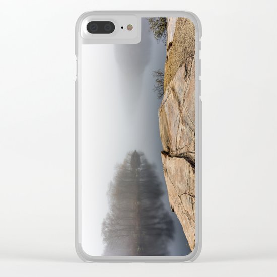 Foggy reflections Clear iPhone Case