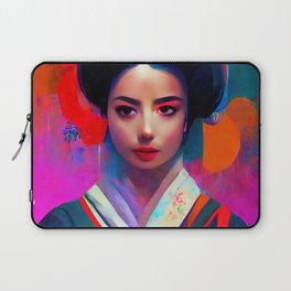 Geisha, Portrait Laptop Sleeve