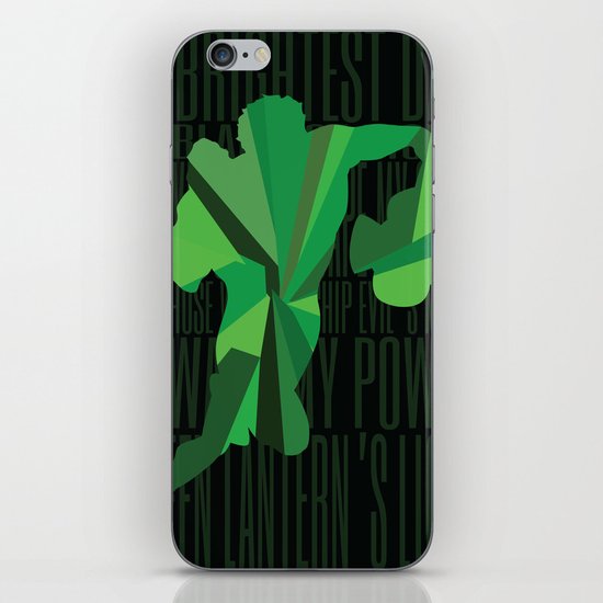 Green Lantern - Quote iPhone & iPod Skin