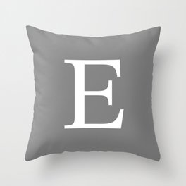 XUWELL English Alphabet E Throw Pillow Cover Olive Branch Cotton Linen Cushion Case for Sofa Bed Home Decor 18 x 18 Inch 