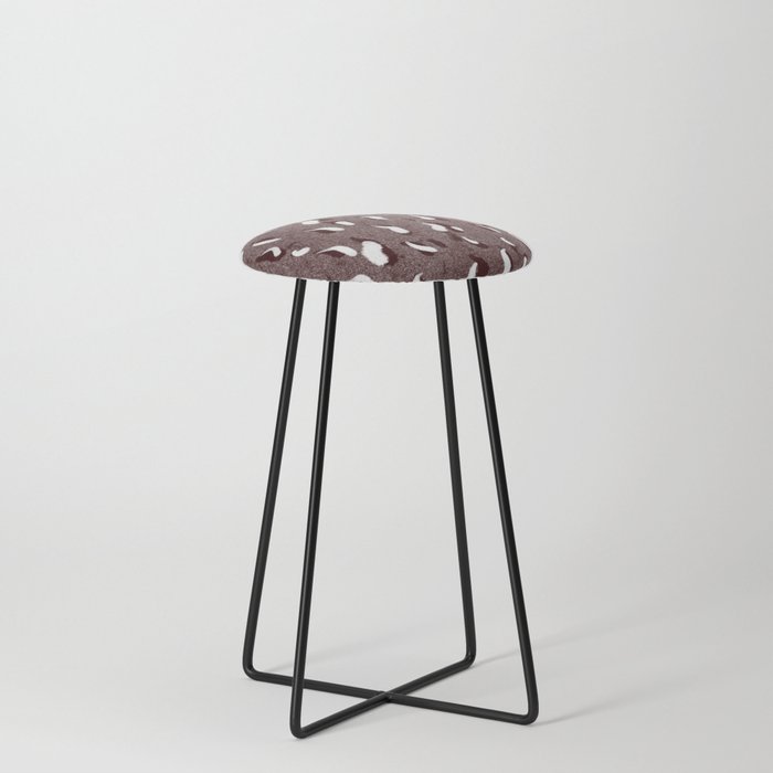 Minimal Painting. Abstract 176. Counter Stool