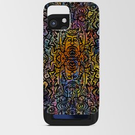Mystic Esoteric Inca Mandala Graffiti Art iPhone Card Case