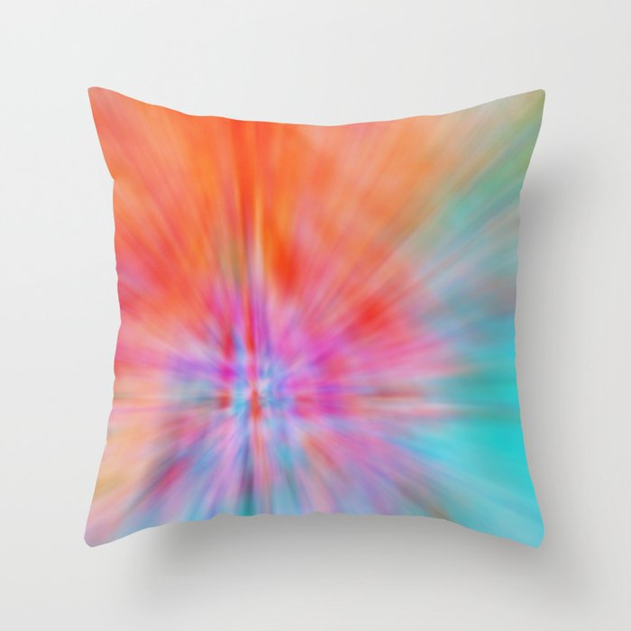 Abstract Big Bangs 002 Throw Pillow