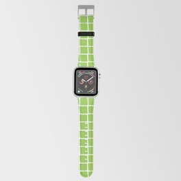 Summer Check Lime Apple Watch Band