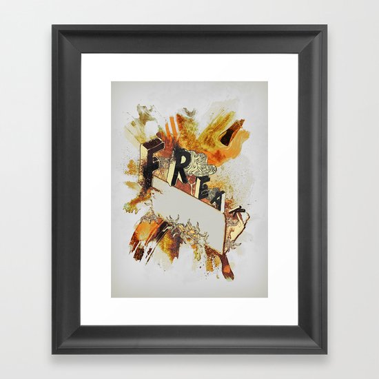 Freak! Framed Art Print