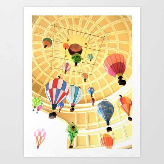 Up, up and away Art Print