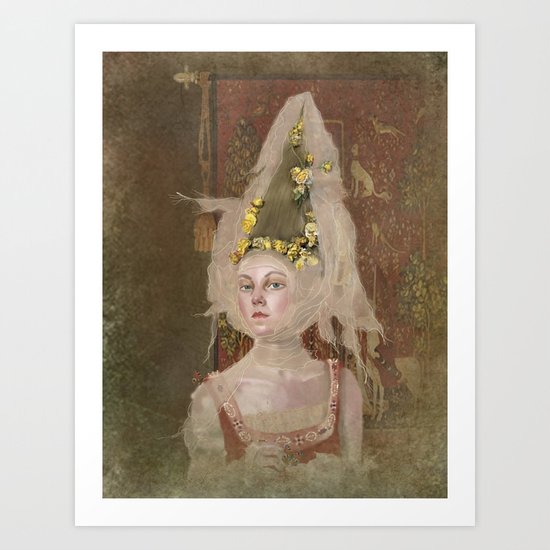 Nina (Vampire Ball) Art Print