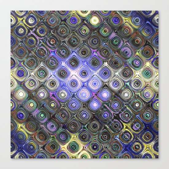 Digital Beads of Glass Canvas Print
