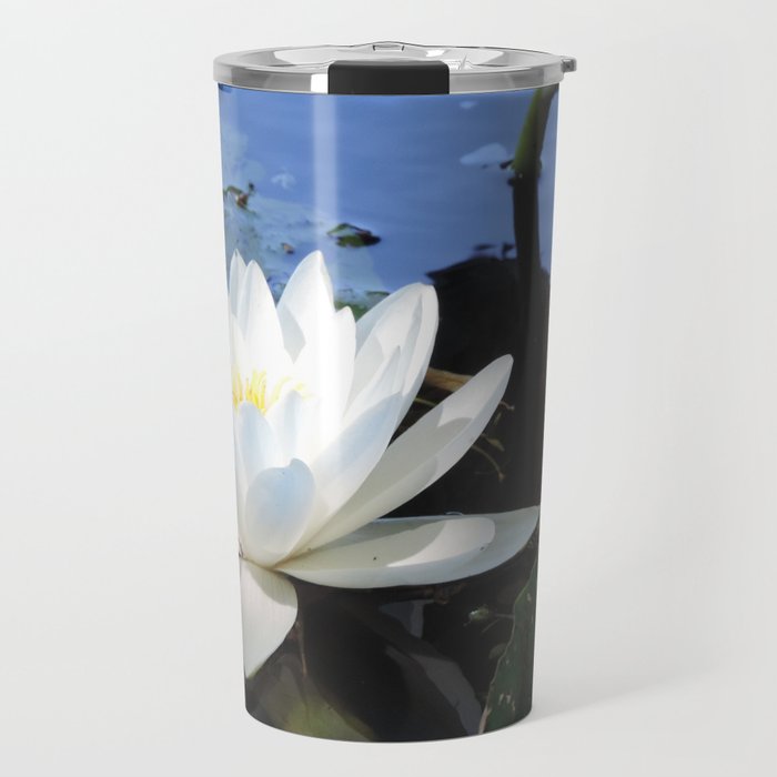 Lotus Flower Lilypad Water Travel Mug