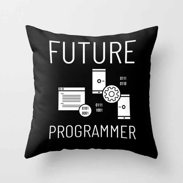 Coding Programmer Gift Medical Computer Developer Throw Pillow