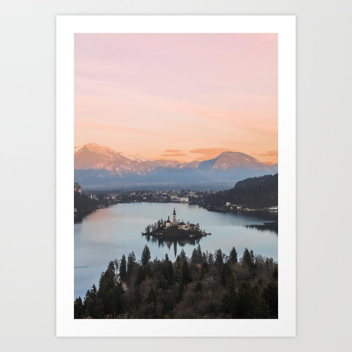 Lake Bled, Slovenia Art Print