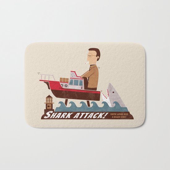 Shark Attack Bath Mat