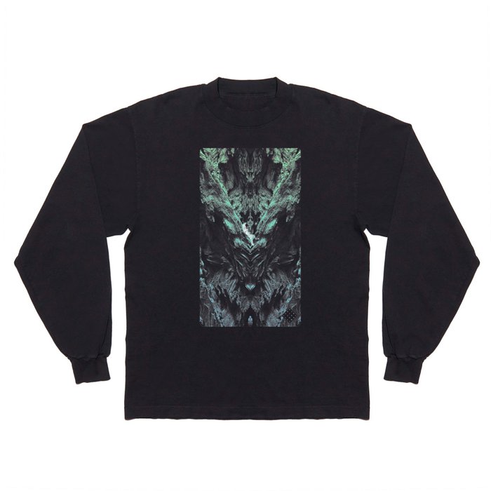 Skybreather — Symm 002 / Green Meets Blue Long Sleeve T Shirt