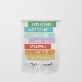 Positiv quotes - Learning Prints Wall Hanging