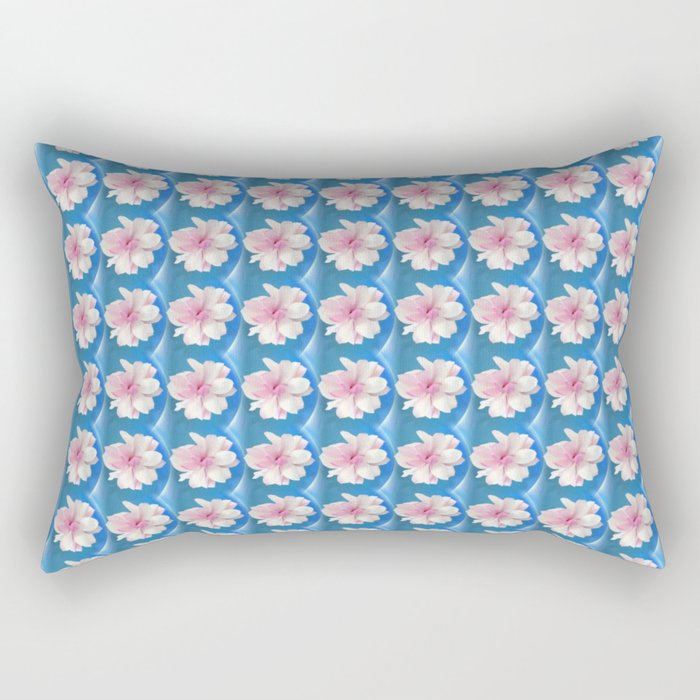 Modern floral multicolor surface 727 Rectangular Pillow