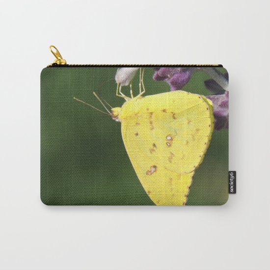 Orange Sulphur Butterfly Carry-All Pouch