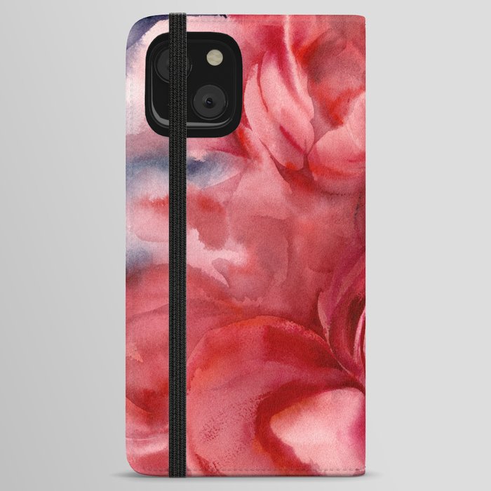 Peony, detail iPhone Wallet Case