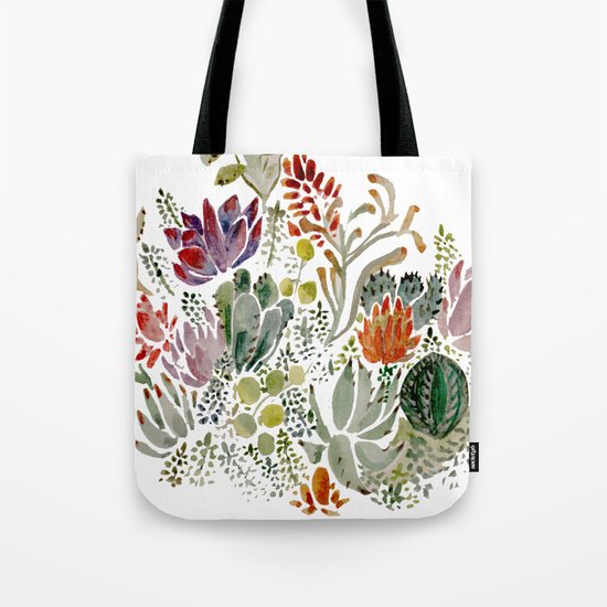 Succulents Tote Bag