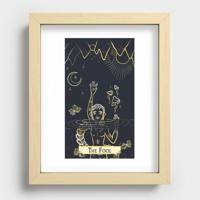 The Fool Recessed Framed Print