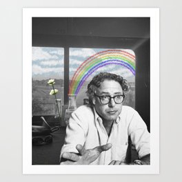 Bernie's Rainbow Art Print
