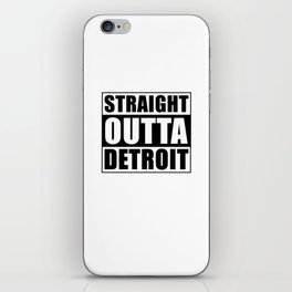 Straight Outta Detroit iPhone Skin