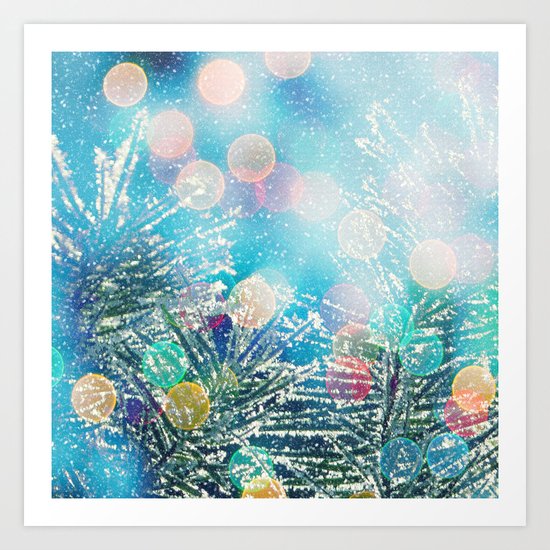 Happy Holidays Art Print