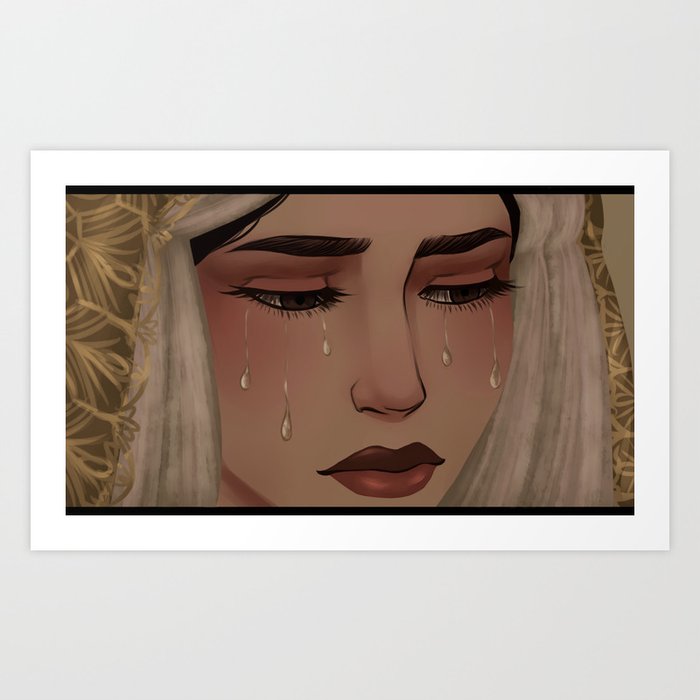Weeping Art Print