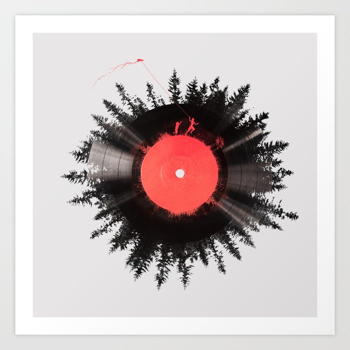Discover the motif THE VINYL OF MY LIFE by Robert Farkas as a print at TOPPOSTER