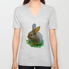 Little Bunny V Neck T Shirt