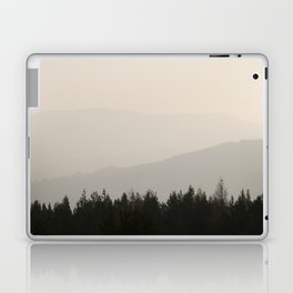 Scottish Highlands Misty Mountain Horizon Laptop Skin