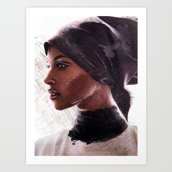 Jasmine Warsame Art Print