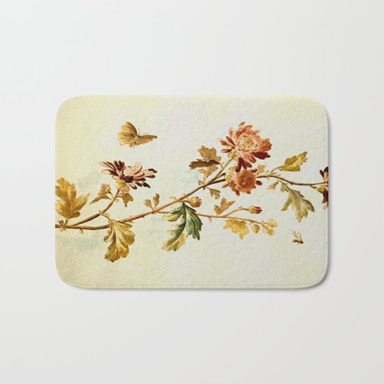 Chrysantheme Bath Mat