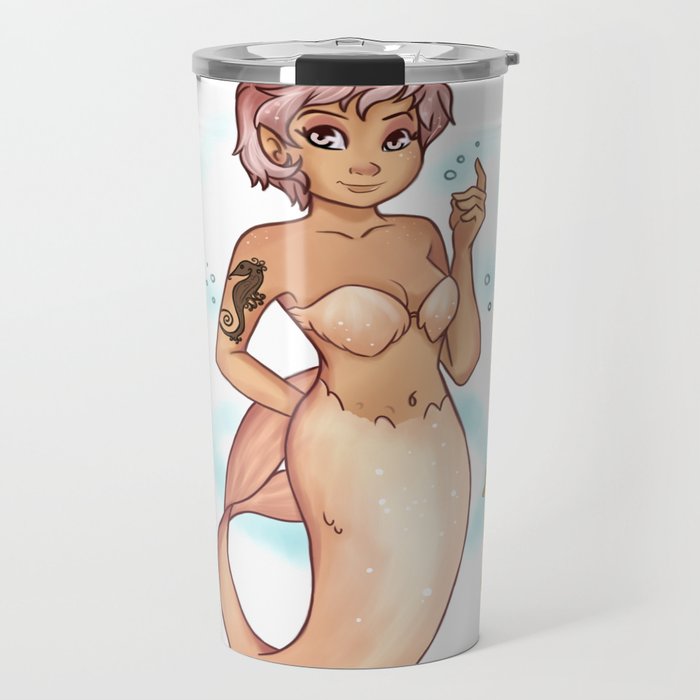 Mermaid Pinky Travel Mug