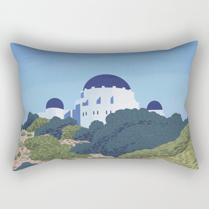 Griffith Observatory  Rectangular Pillow