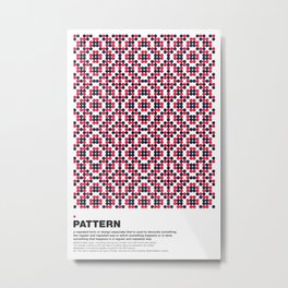 Pattern Metal Print
