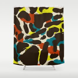 fancy camouflage Shower Curtain