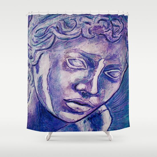Don T Blink Shower Curtain By Dreneewilson Society6